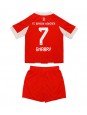 Otroški Nogometna dresi replika Bayern Munich Serge Gnabry #7 Domači 2025-26 Kratek rokav (+ hlače)